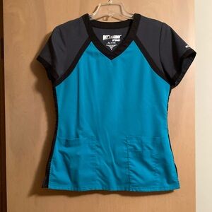 Grey’s Anatomy Barco Active Teal/Charcoal Women’s Scrub Top